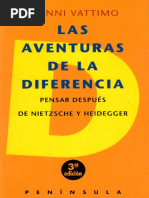 Vattimo Gianni - Las Aventuras de La Diferencia PDF