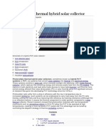 Photovoltaic Thermal Hybrid Solar Collector