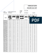 Formulir Survei Volume Lalu Lintas