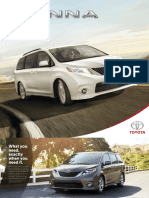 2016 Toyota Sienna Brochure PDF