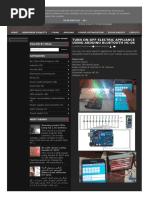 Turn On/Off Electric Appliance Using Arduino Bluetooth