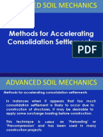 Methods For Accelerating Consolidation Settlements