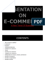 Presentation On E-Commerce