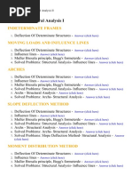 Structural Analysis I and II - Lecture Notes, Study Material and Important Questions, Answers