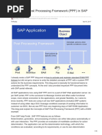 Understand Post Processing Framework PPF in SAP EWM by TK Reddy