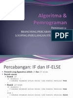 Algoritma Dan Pemrograman-Pertemuan 9