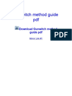 Gunwitch Method Guide PDF