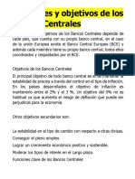 Bancos Centrales Funciones Generales