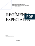 Regimenes Especiales Aduaneros