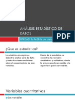 Unidad 1 - Análisis Estadístico de Datos PPT1