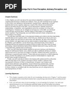 Chapter 8: Core Knowledge Part II: Face Perception, Animacy Perception, and Theory of Mind