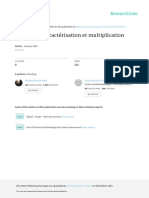 Le Caprier Caracterisation Et Multiplication