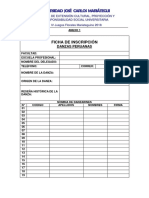 Formatos de Inscripcion Juegos Florales