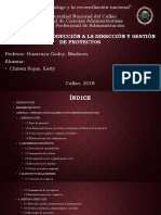 Dirección y Gestión de Proyectos