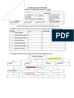 Prueba Parcial de Filosofía - F2