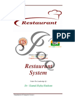 Restaurant System (مــــطـــعـــم ســــيـــاحـــــــي) 2