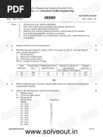 Elective I Advanced Traffic Engineering PDF