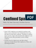 Confined Spaces: Valley City State University - Facilities Services