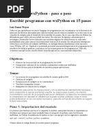 WxPython en 15 Pasos