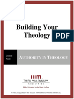 Building Your Theology - Lesson 4 - Transcript