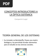 Conceptos Introductores A La Óptica Sistémica