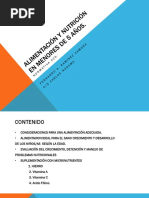 Nutricion en Menores de 5 Años