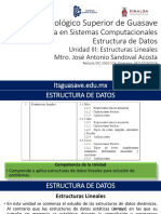 EDD U3 Estructuras Lineales 2016