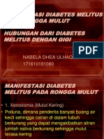 Manifestasi Diabetes Melitus Pada Rongga Mulut