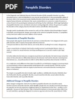 APA DSM 5 Paraphilic Disorders