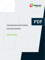 Programa Sectorial de Educación Hidalgo 2017-2022