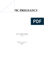 Ectopic Pregnancy: Submitted By: William Leo Manongdo