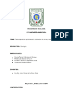 Descomposicion Quimica en La Formacion de Rocas y Suelos 