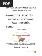 Proyecto - Gastronomia