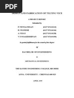 Design and Fabrication of Tilting Vice