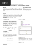 Diseño de Un Control Pid para Sistemas Con Planta Definida