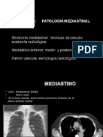 Mediastino Anatomia y Patologia .Clase