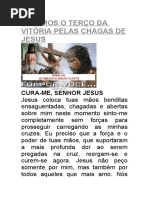 Rezemos o Terço Da Vitória Pelas Chagas de Jesus