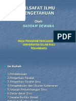 Filsafat Ilmu Pengetahuan