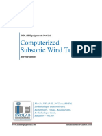 Computerized Subsonic Wind Tunnel