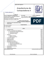 Arquitectura de Computadoras II Plan 2013