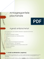 Antiagregante Plachetare