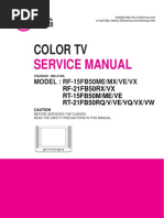 LG Color TV Service Manual