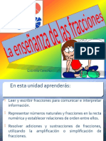 MATEMATICAS PPT Fracciones 5to