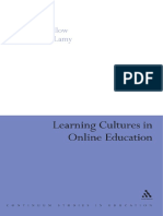 Learning Cultures in Online Education