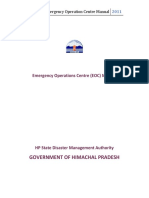 Government of Himachal Pradesh: Emergency Operations Centre (EOC) Manual