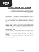 Introducción A La Cocina