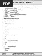 Exercícios Aula 1 - Módulo 3