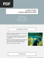 Case Study Ghazi Brotha Dam: Presented by