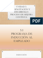 Unidad 3. Capacitacion - y - Desarrollo - Mejora - Continua