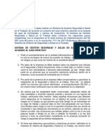 Taller Sistema de Gestión en Salud y Seguridad en El Trabajo